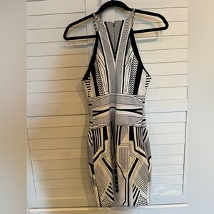 Parker black and white high neck dress. Worn once